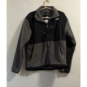 The North Face Men’s Polartec Denali Gray Full Zip Jacket Sz M